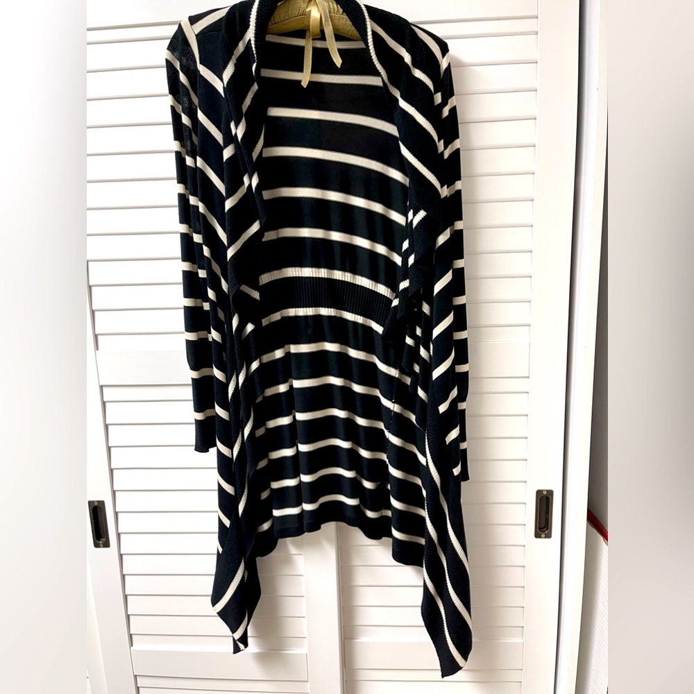 White House Black Market drape front cardigan